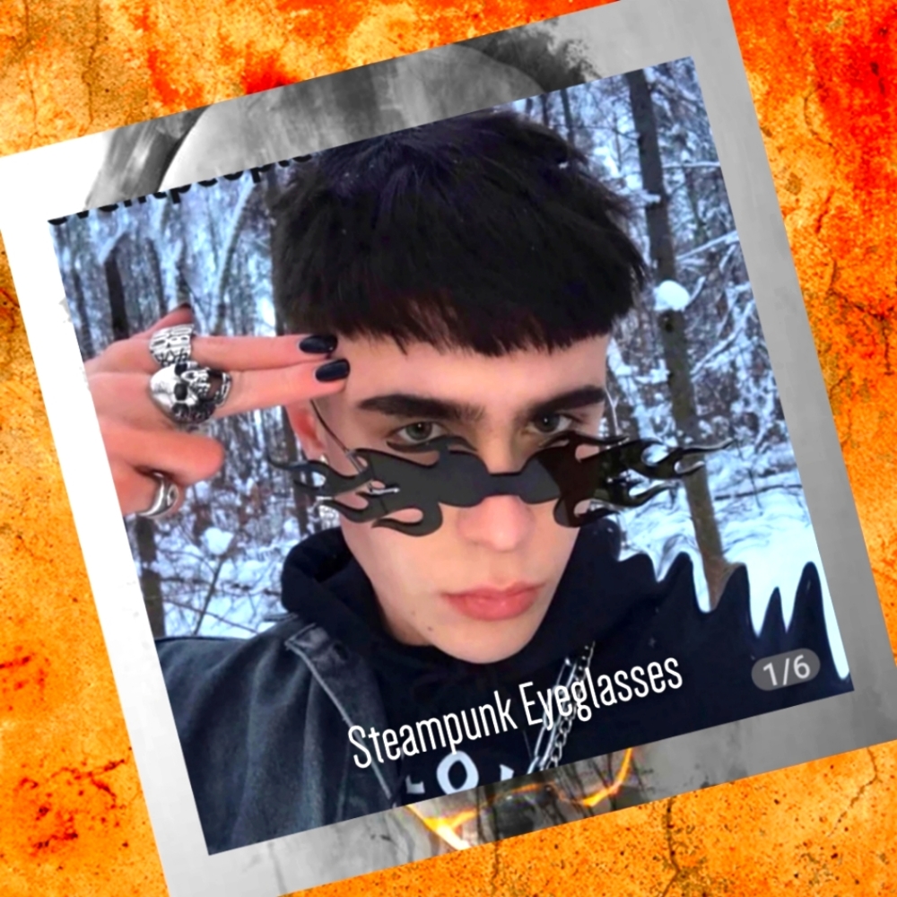 Steampunk, Goth Sunglasses Unisex/NEW